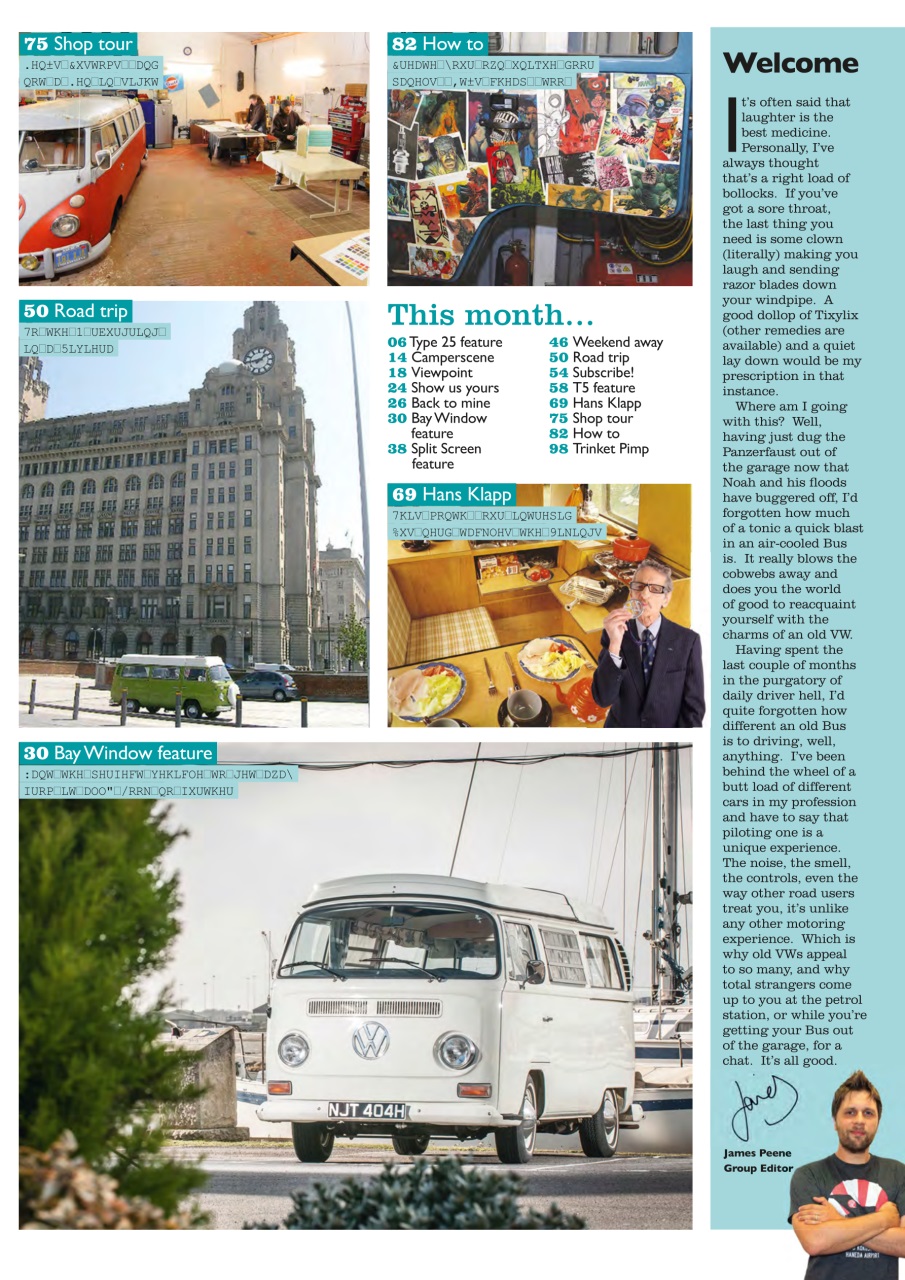 VW Camper Preview Pages