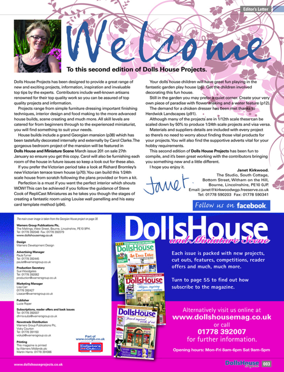 Dolls House Projects-Special Ed. Preview Pages