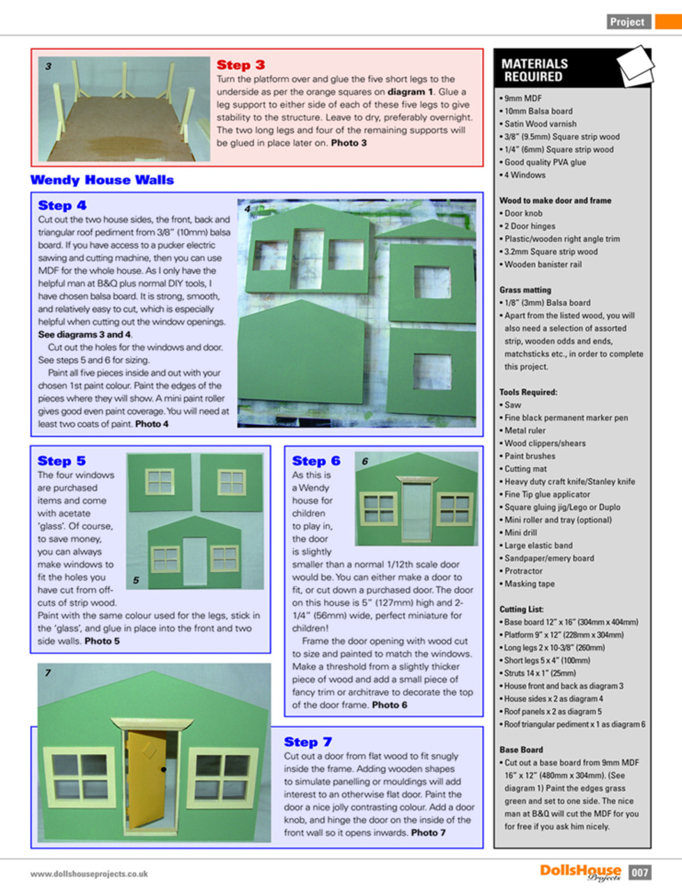Dolls House Projects-Special Ed. Preview Pages