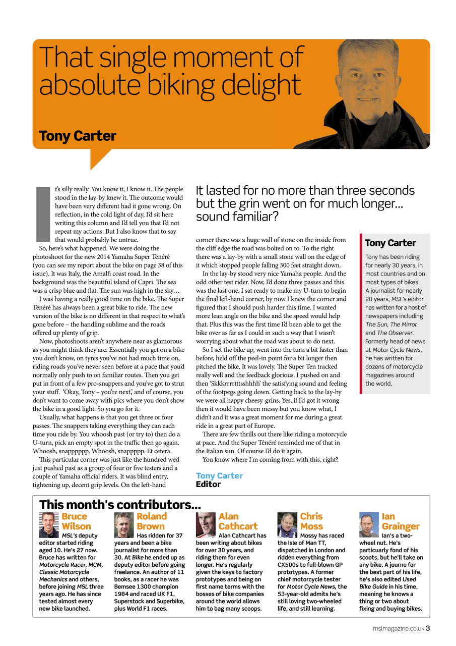 Motorcycle Sport & Leisure Preview Pages