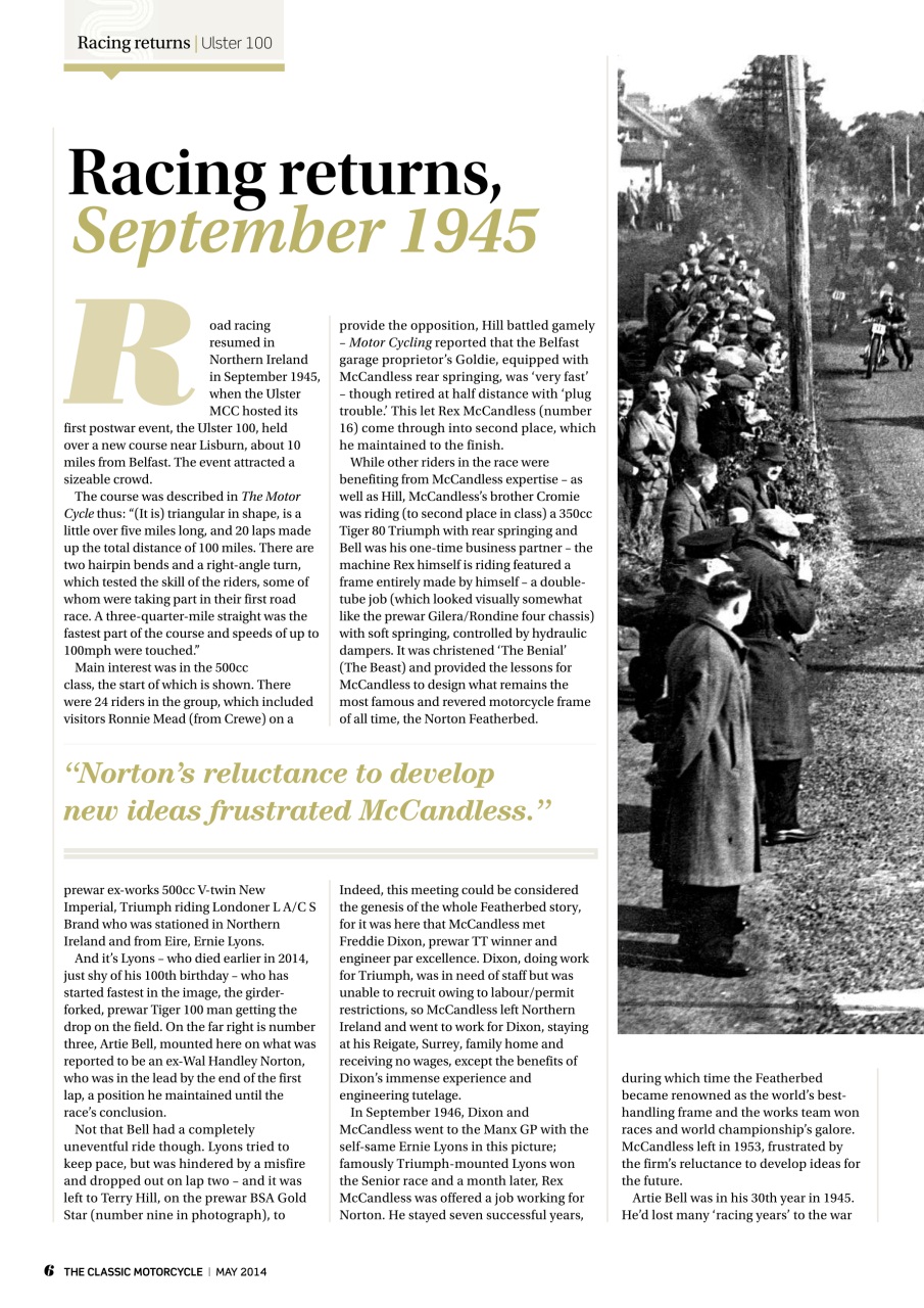 The Classic MotorCycle Preview Pages