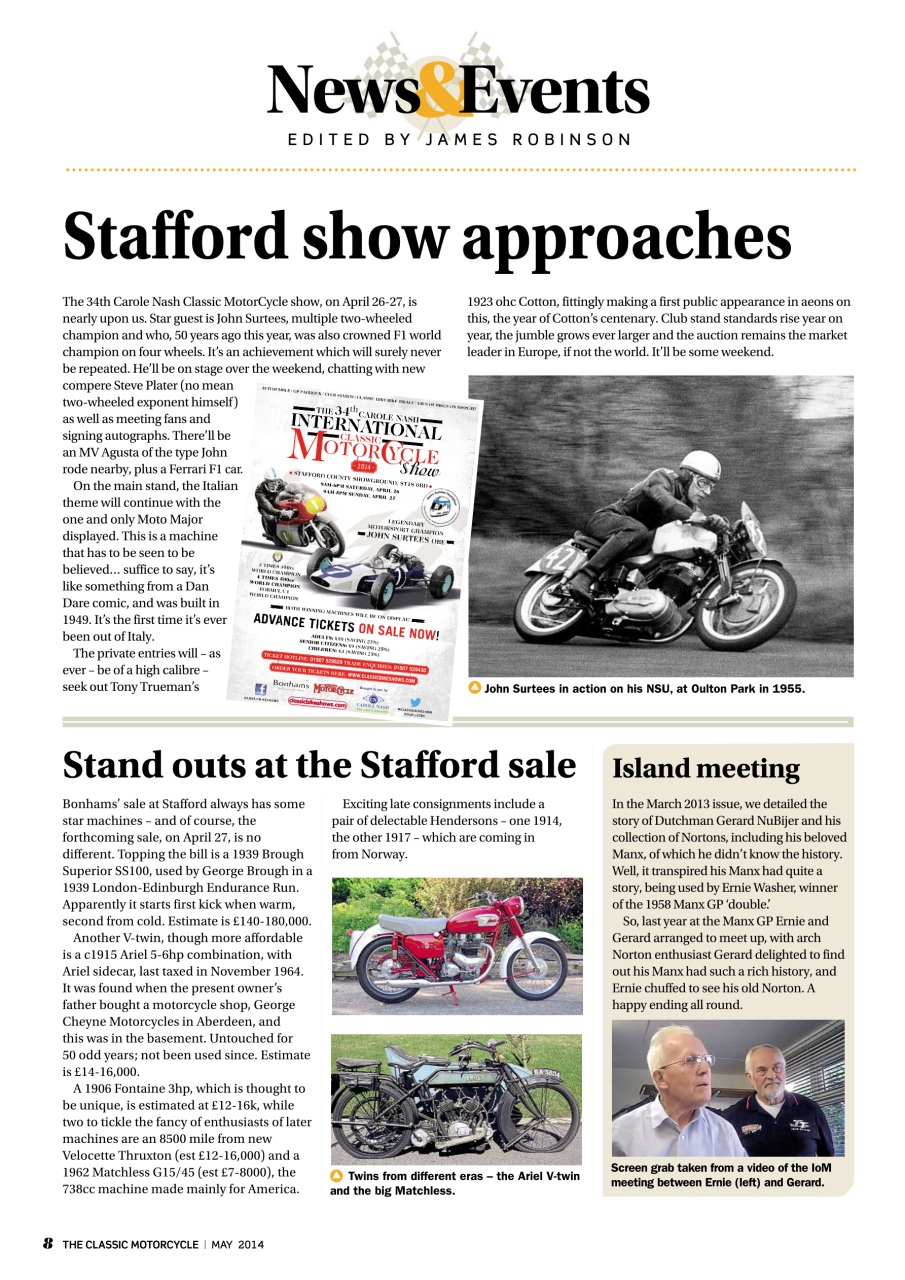The Classic MotorCycle Preview Pages
