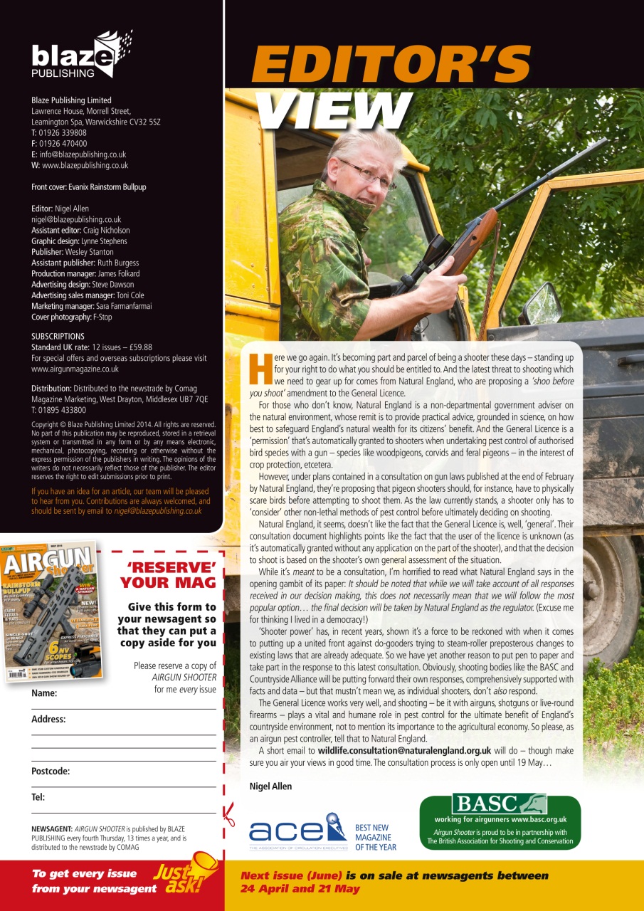 Airgun Shooter Preview Pages