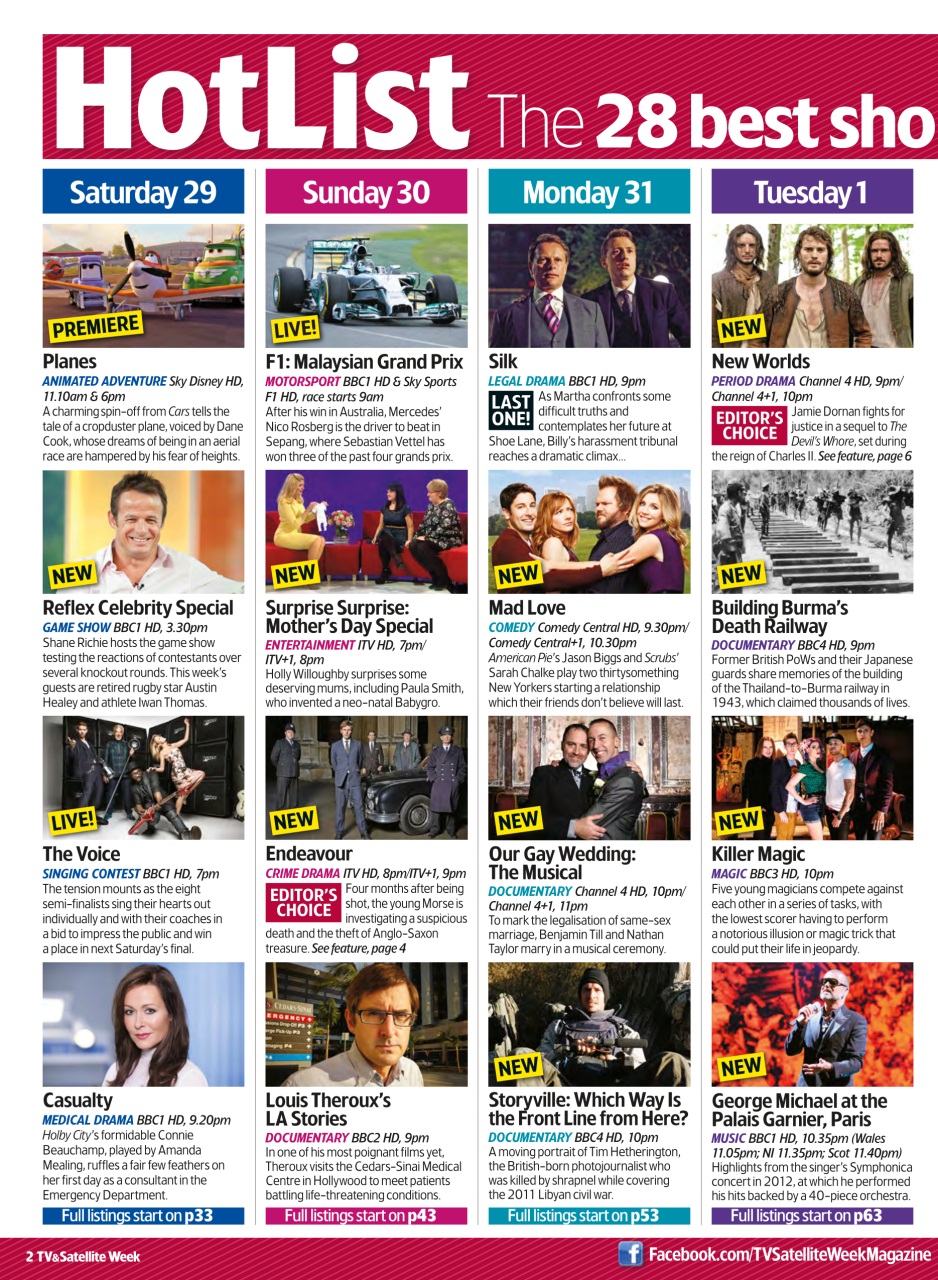 TV & Satellite Week Preview Pages