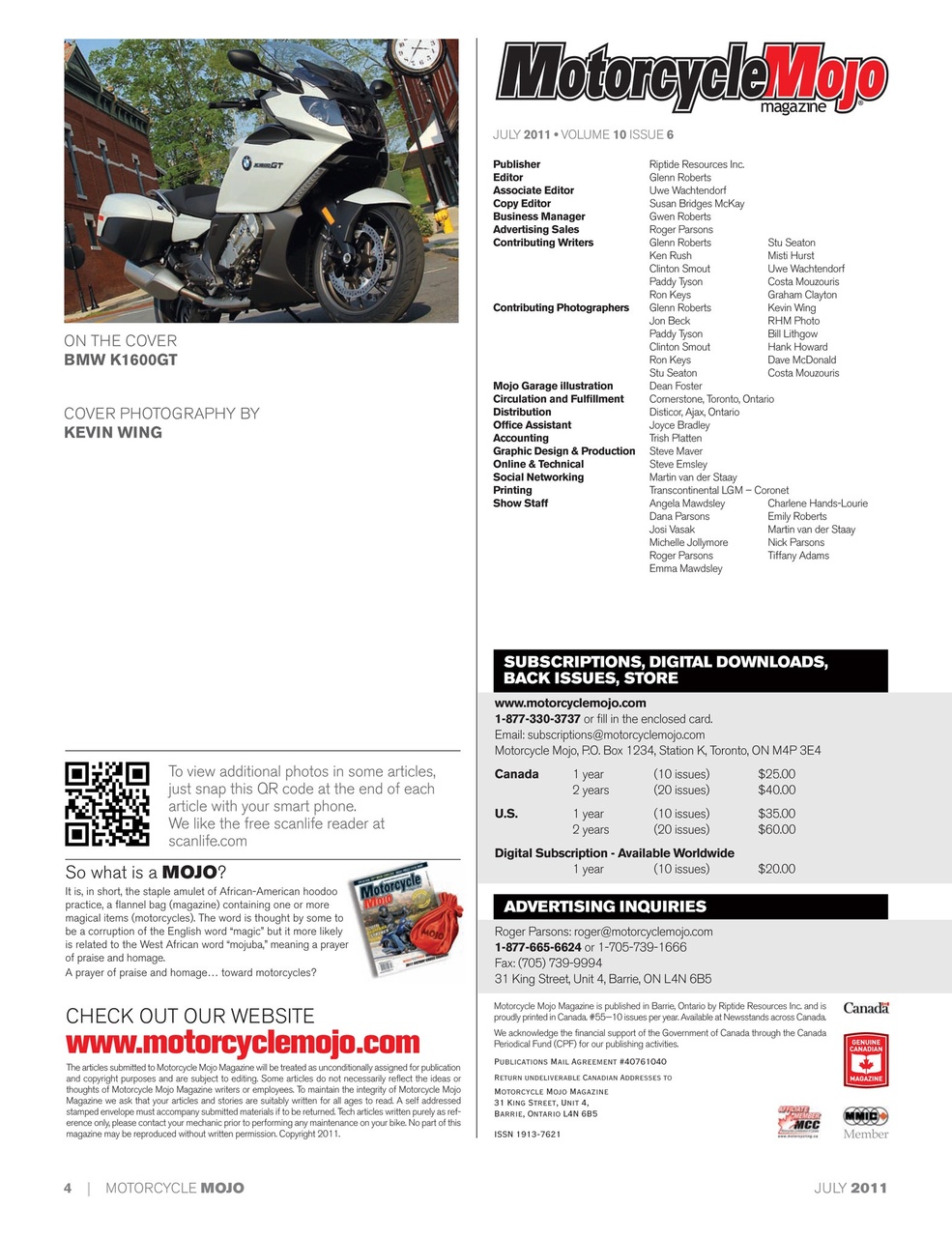 Motorcycle Mojo Preview Pages