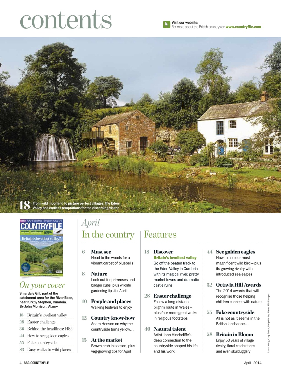 BBC Countryfile Magazine Preview Pages