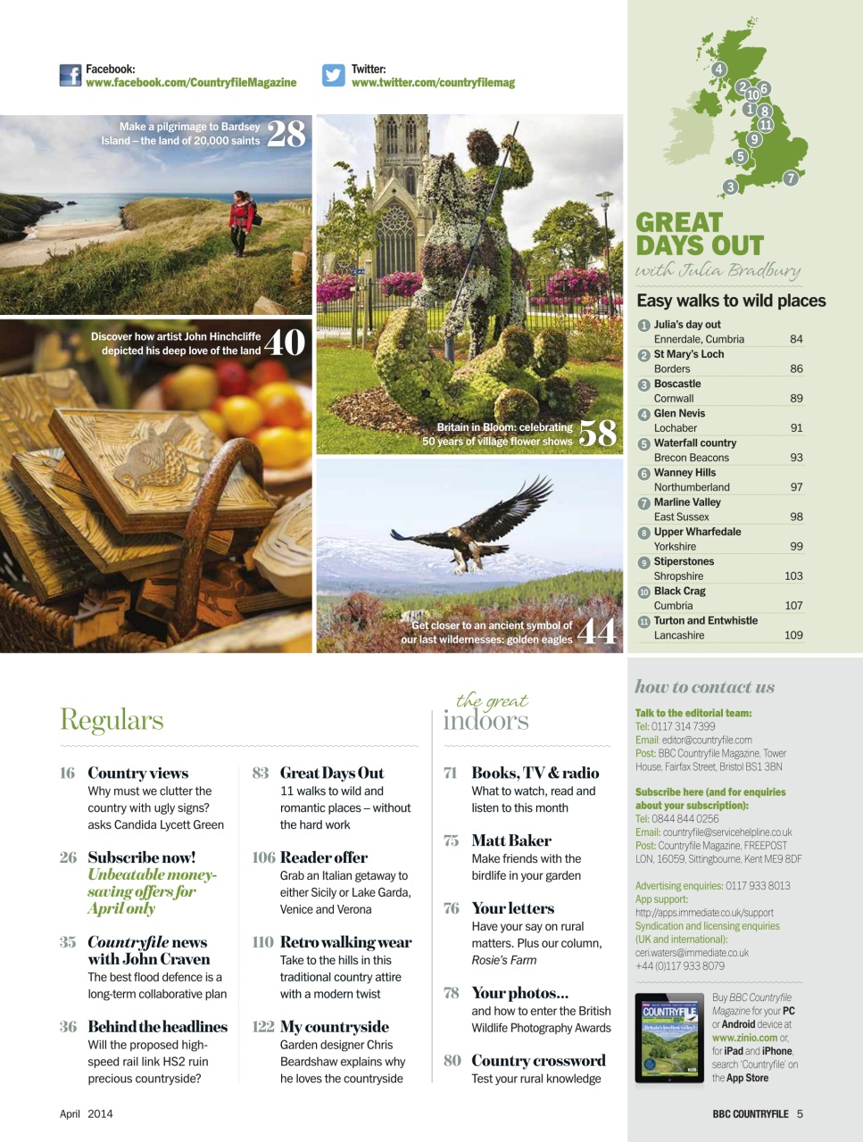 BBC Countryfile Magazine Preview Pages