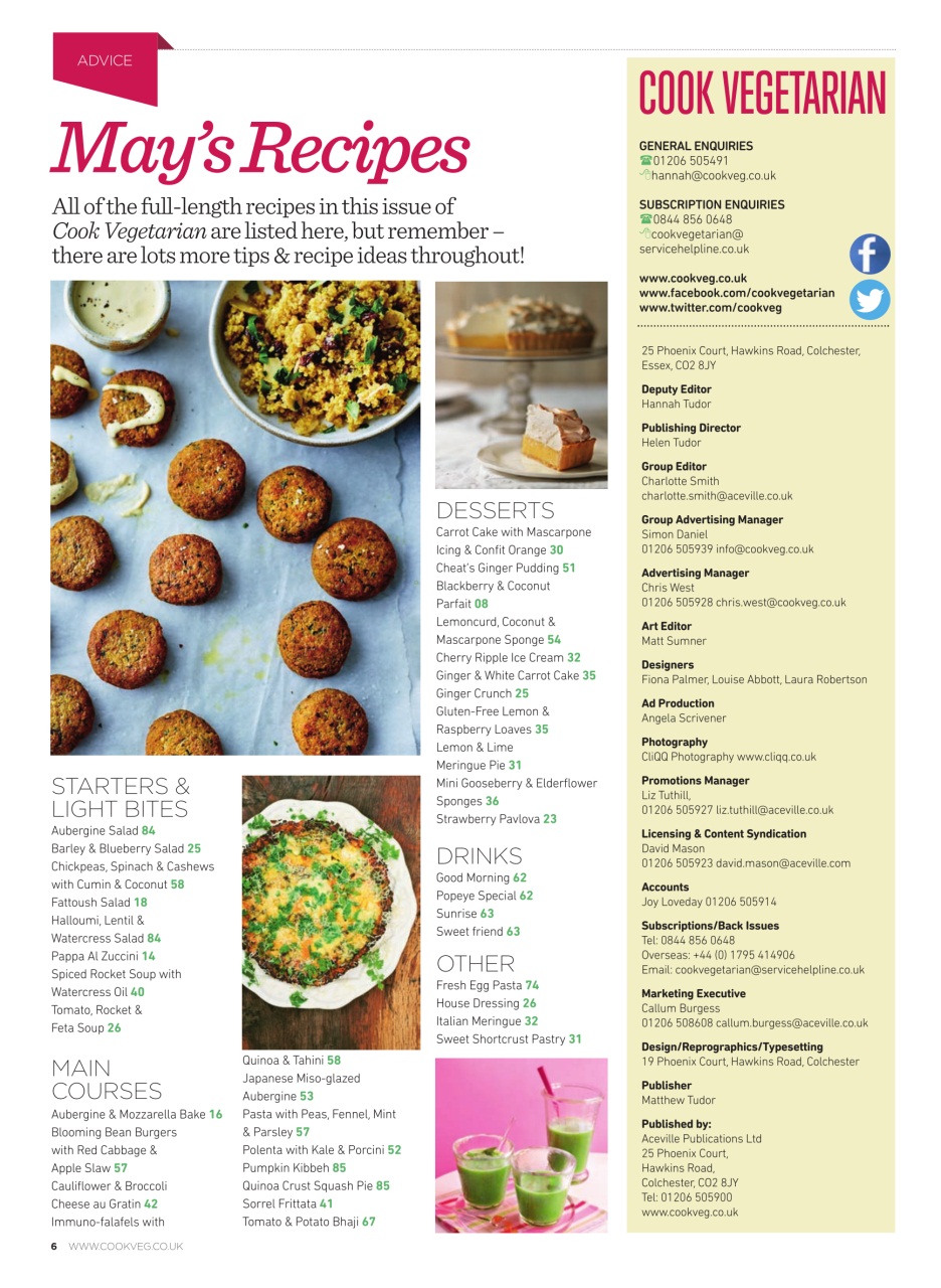 Veggie Magazine Preview Pages