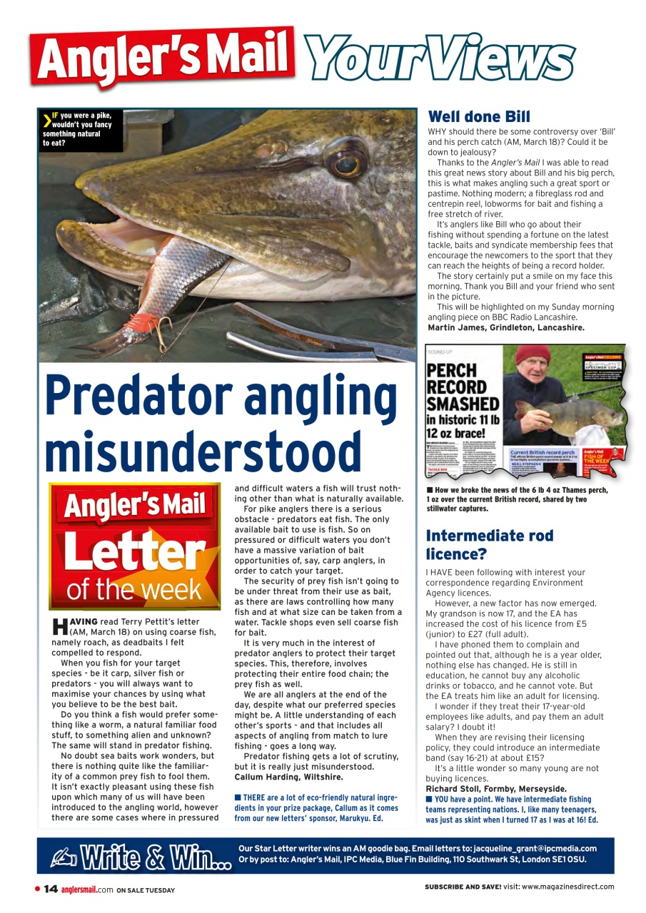 Anglers Mail Preview Pages