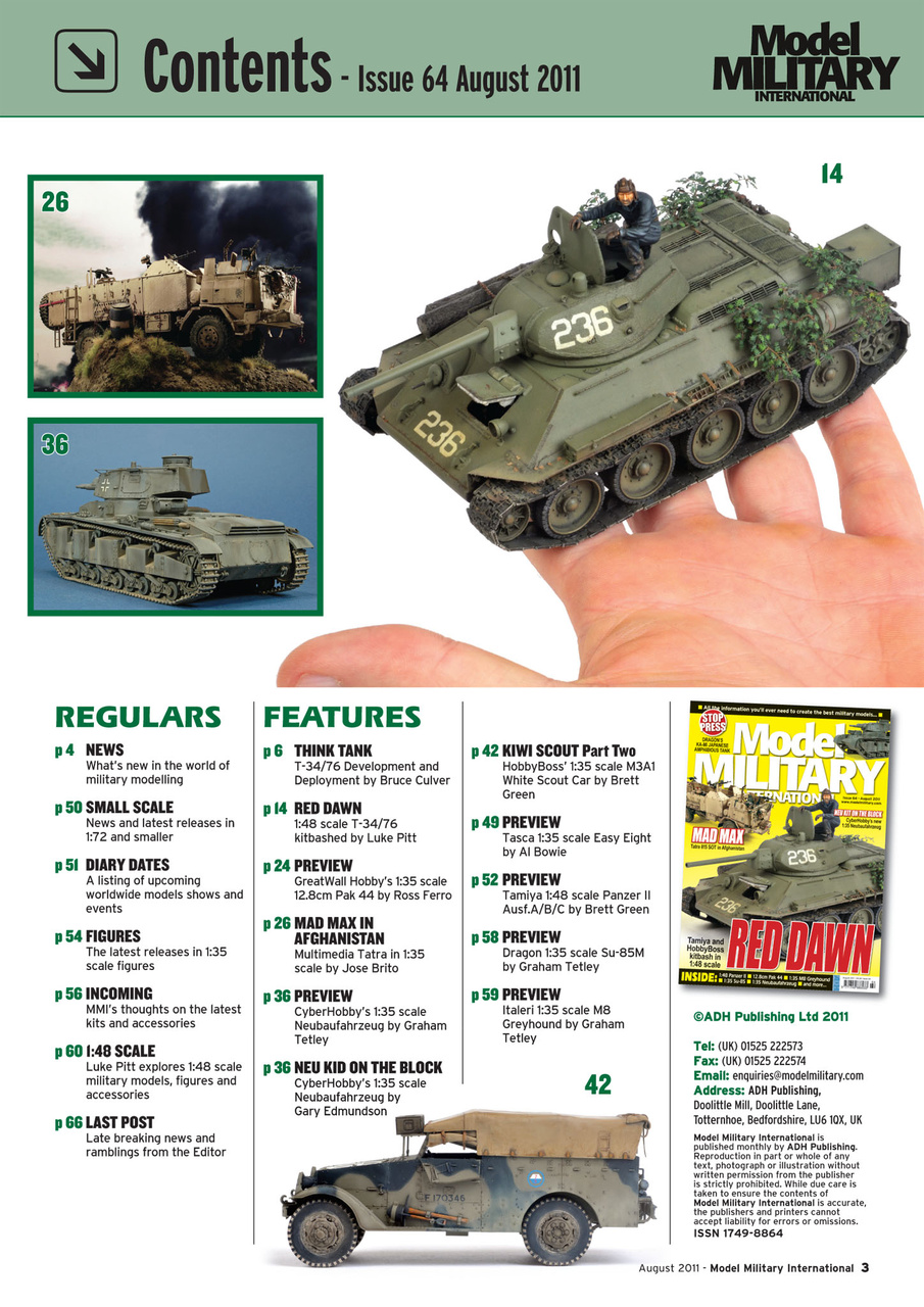 Model Military International Preview Pages