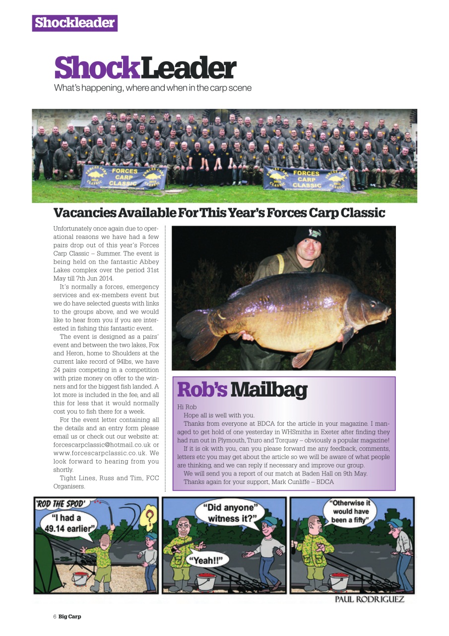Big Carp Magazine Preview Pages