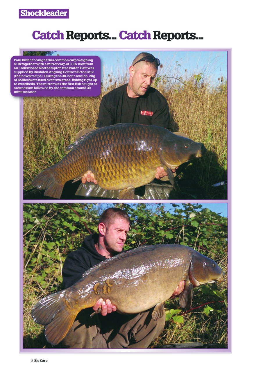 Big Carp Magazine Preview Pages