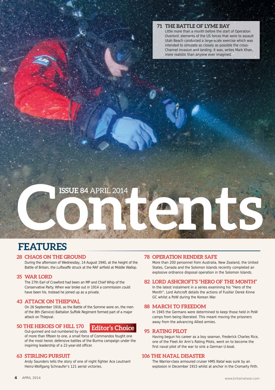 Britain at War Magazine Preview Pages