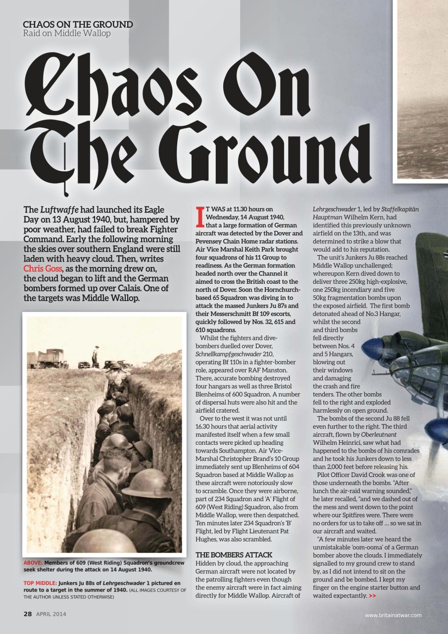 Britain at War Magazine Preview Pages