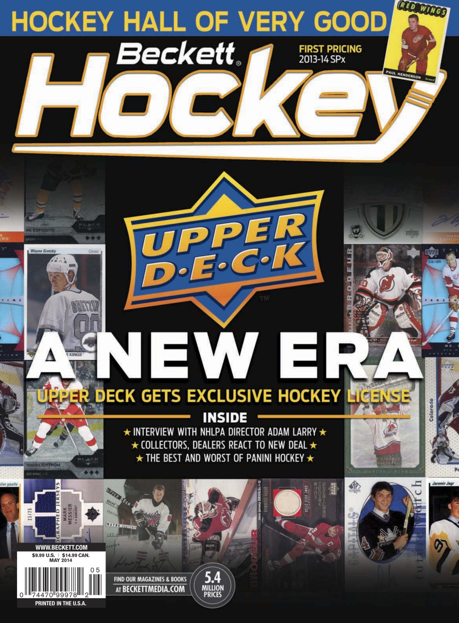 Beckett Hockey Magazine Preview Pages