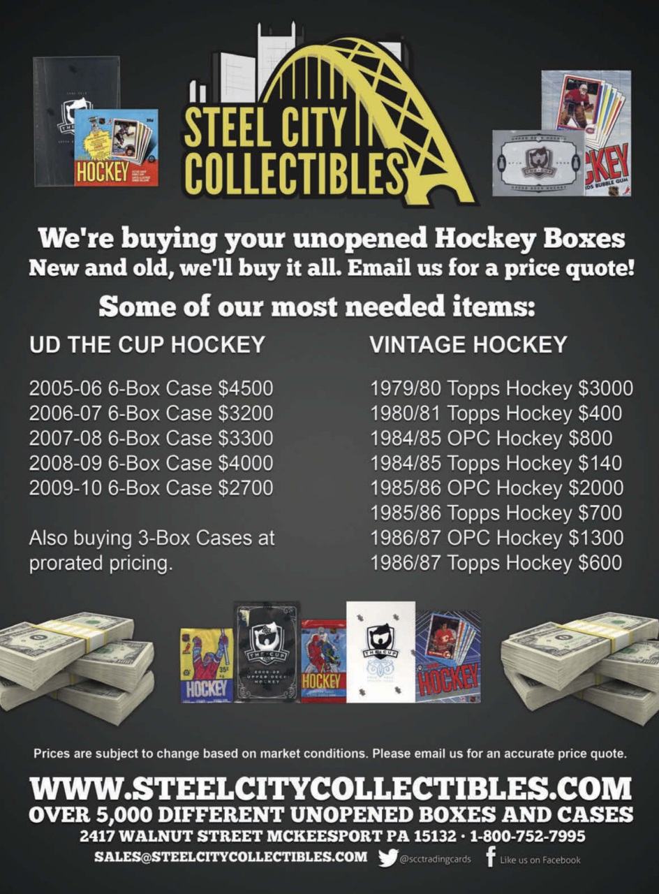 Beckett Hockey Magazine Preview Pages