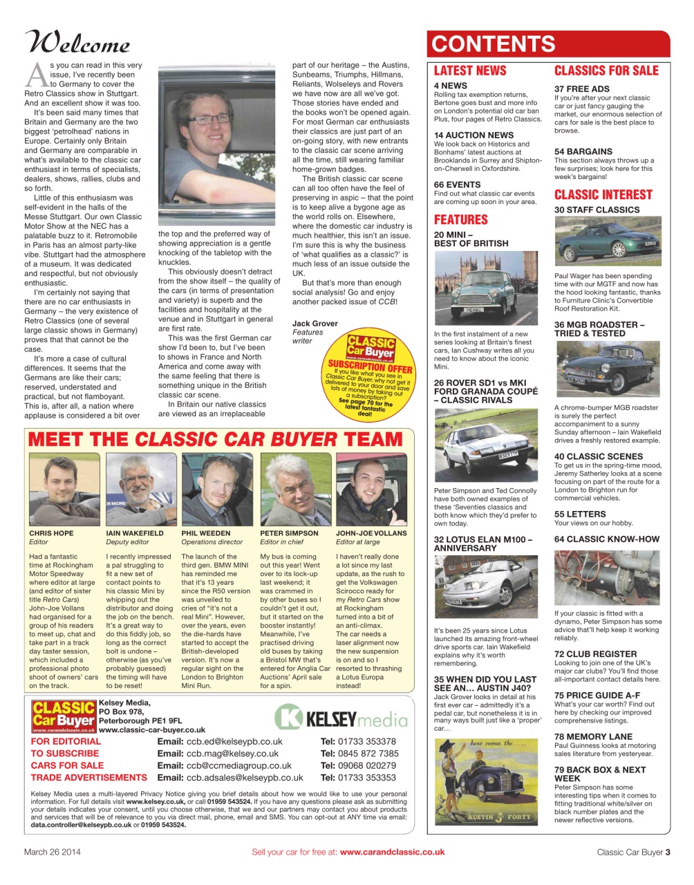 Classic Car Buyer Preview Pages