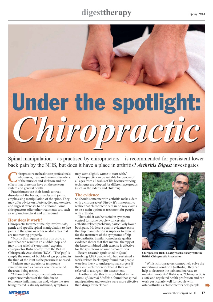 Arthritis Digest Preview Pages