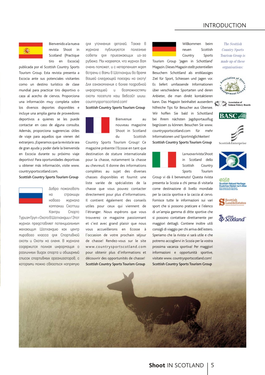 Shoot in Scotland Preview Pages