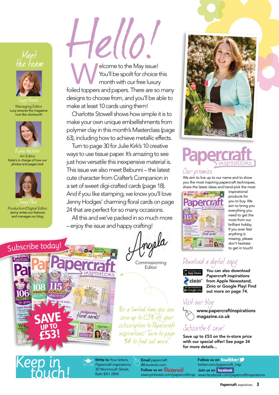 Papercraft Inspirations Preview Pages