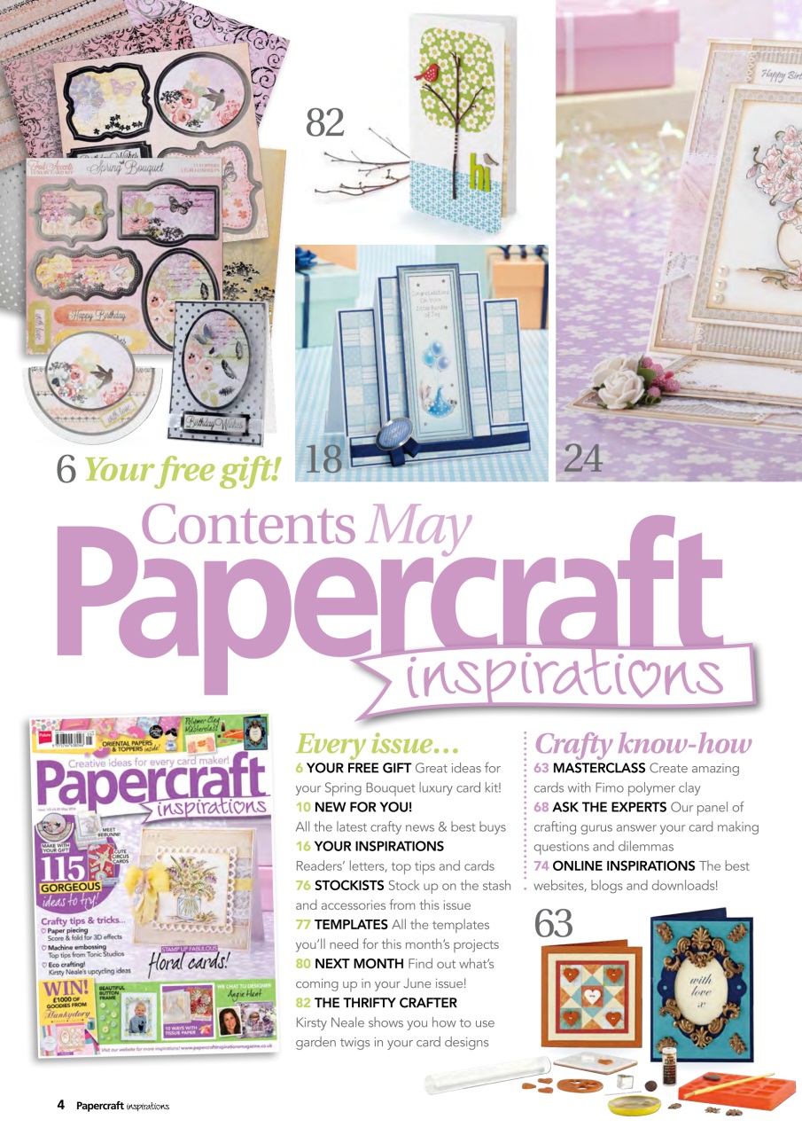 Papercraft Inspirations Preview Pages