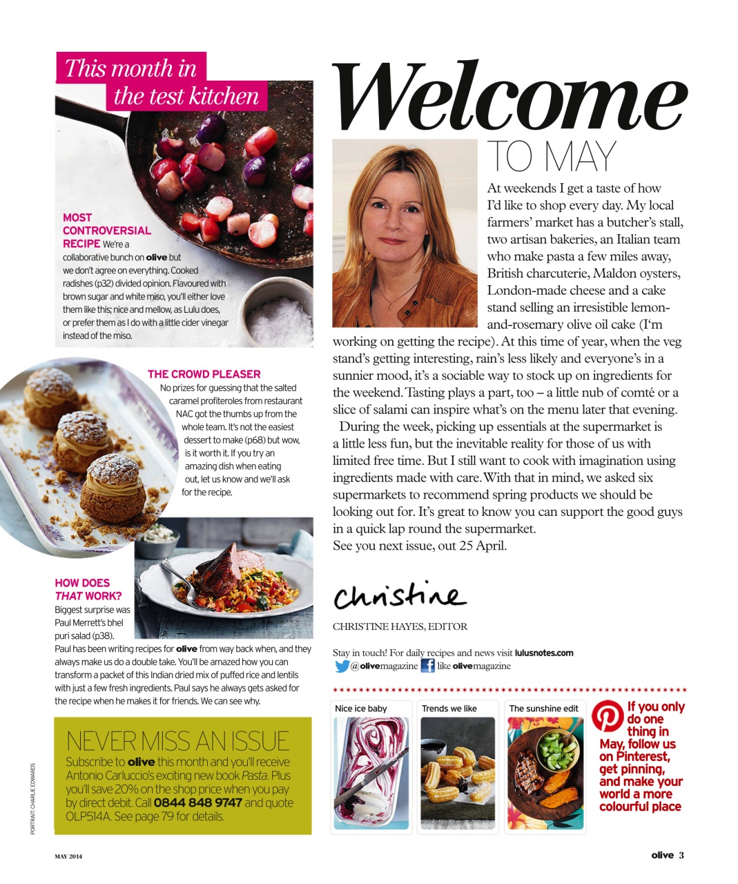 Olive Magazine Preview Pages