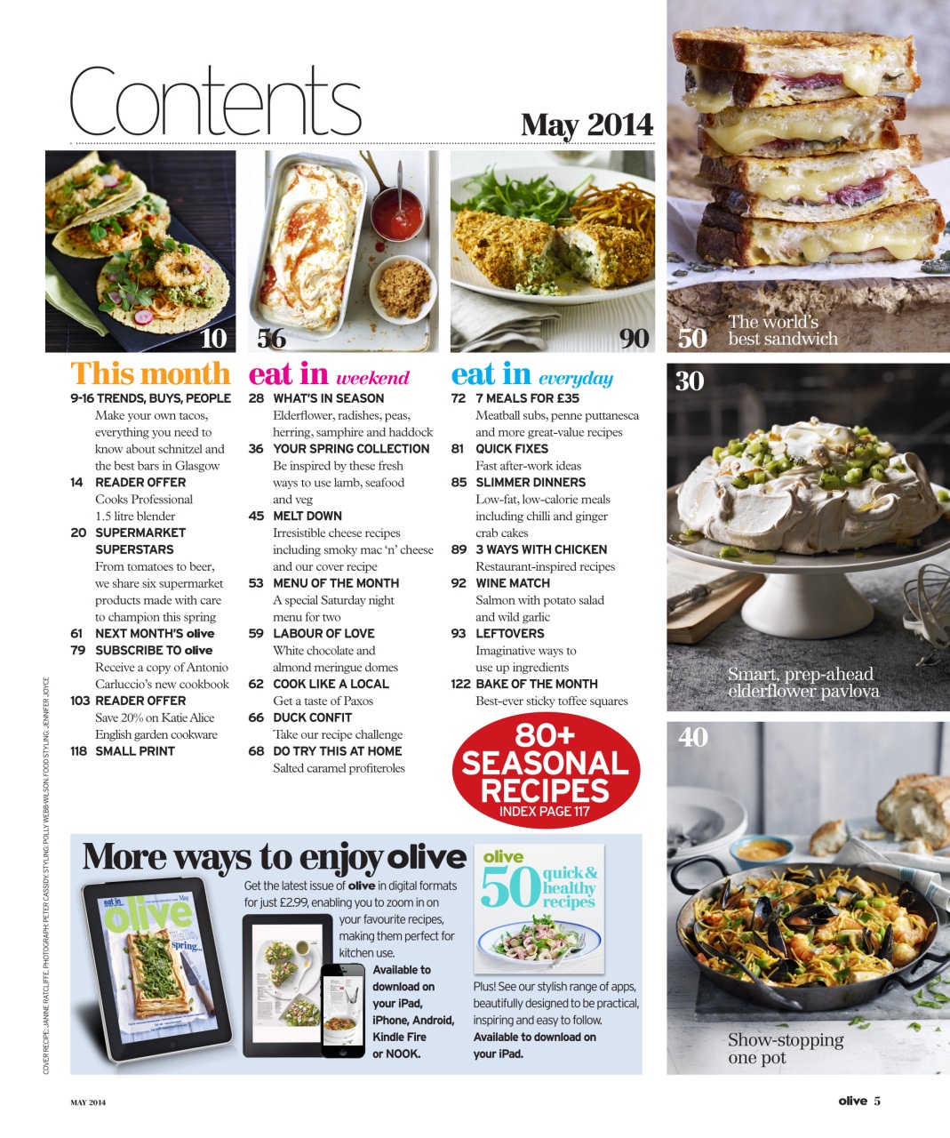 Olive Magazine Preview Pages