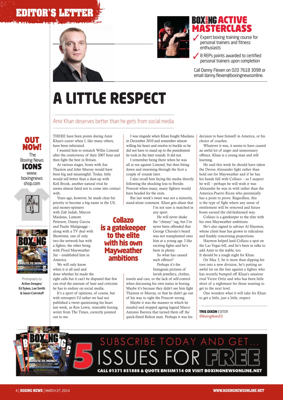 Boxing News Preview Pages