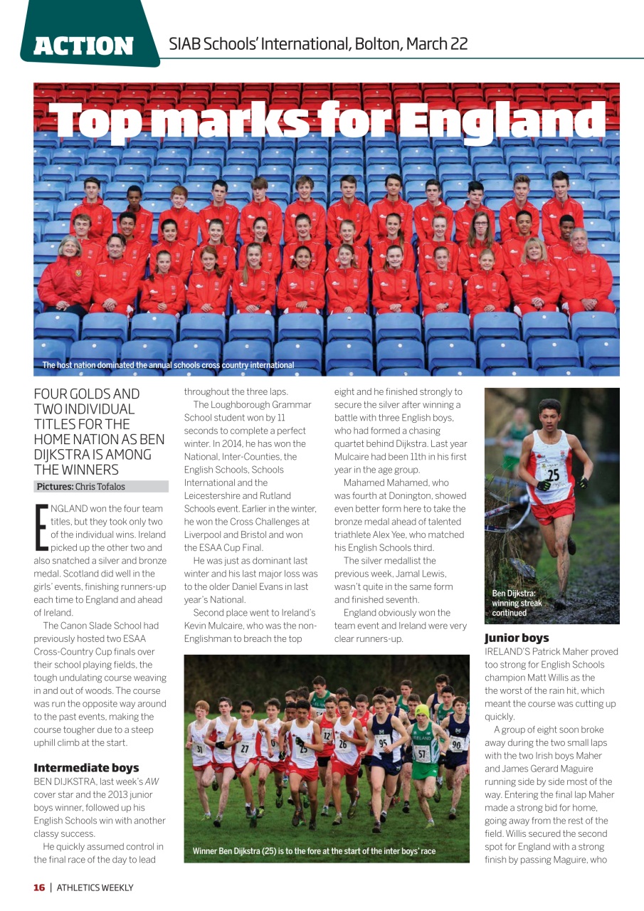 AW – Athletics Weekly Magazine Preview Pages