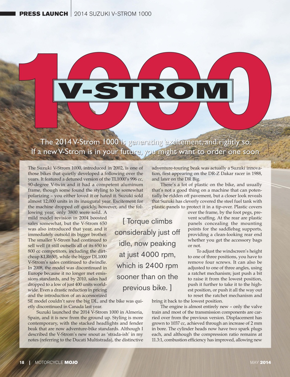 Motorcycle Mojo Preview Pages