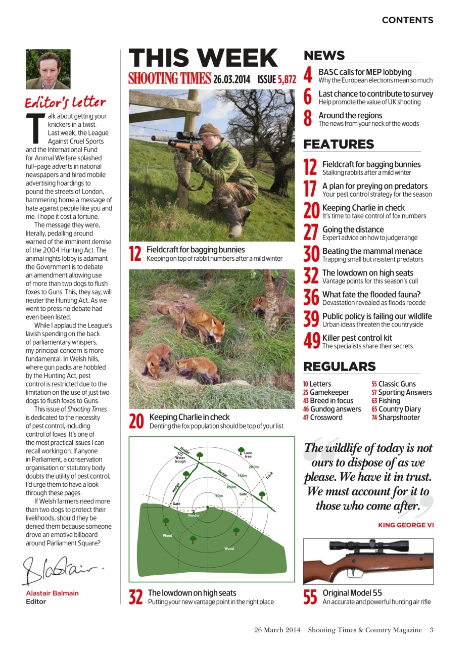 Shooting Times & Country Preview Pages