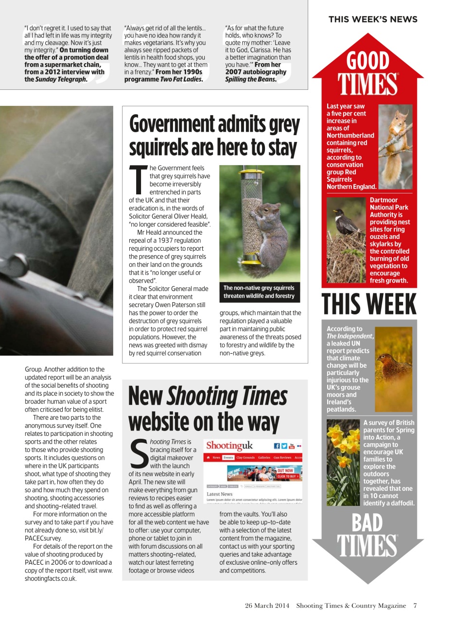 Shooting Times & Country Preview Pages