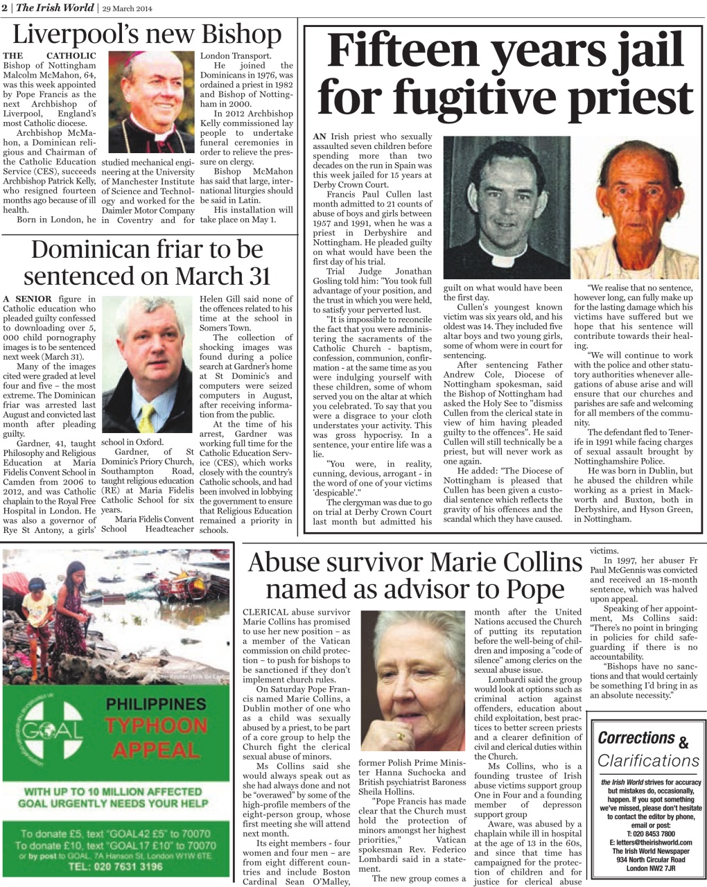 Irish World Preview Pages