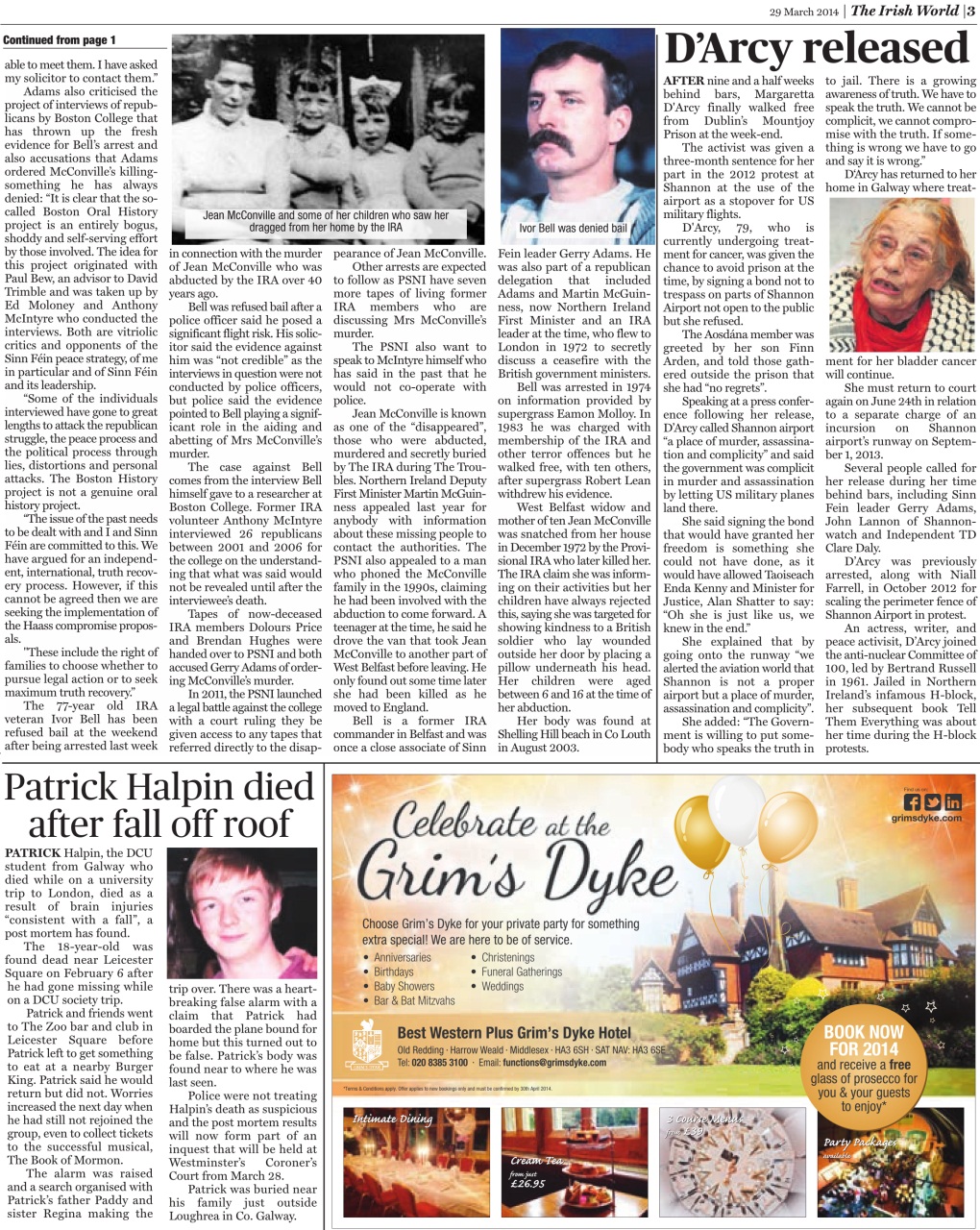 Irish World Preview Pages