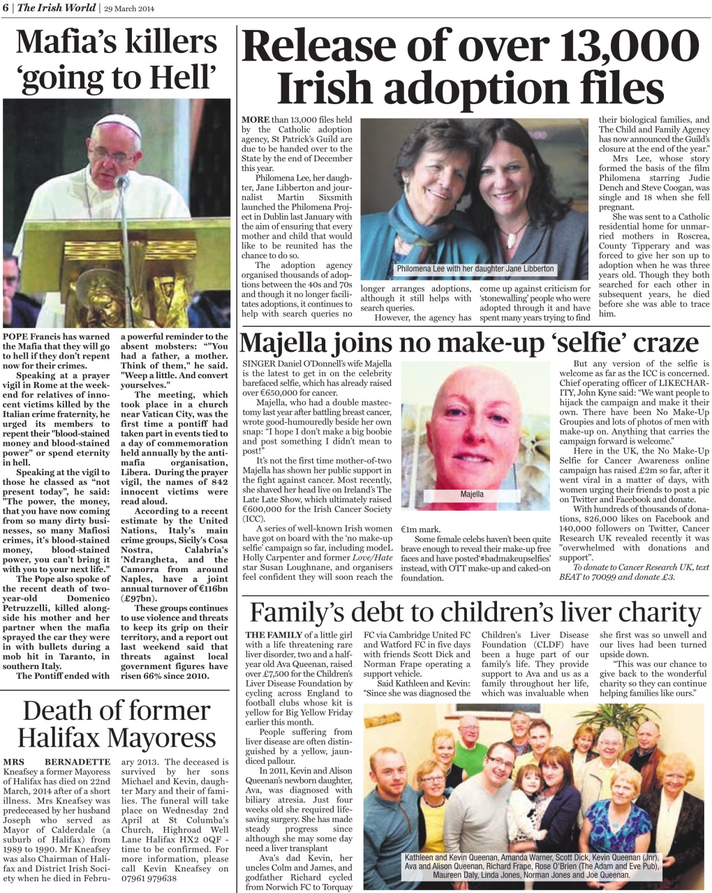 Irish World Preview Pages