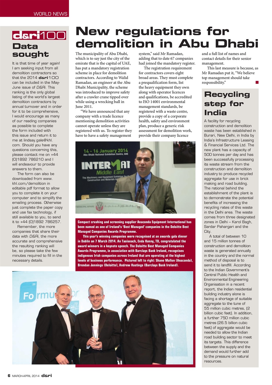 Demolition & Recycling International Preview Pages