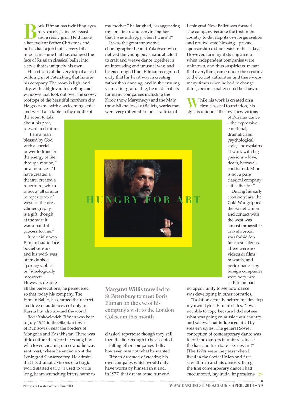 Dancing Times Preview Pages