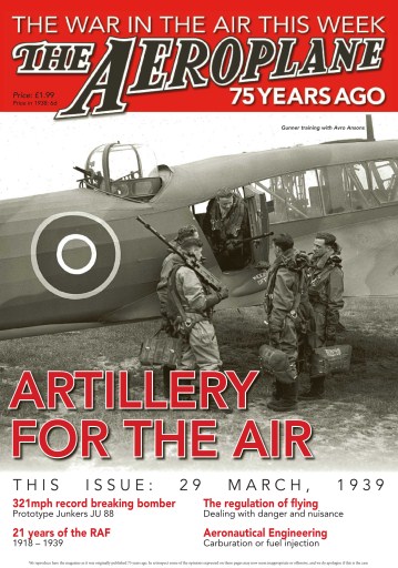 Aeroplane Weekly - The War in the Air 75 years ago issue 