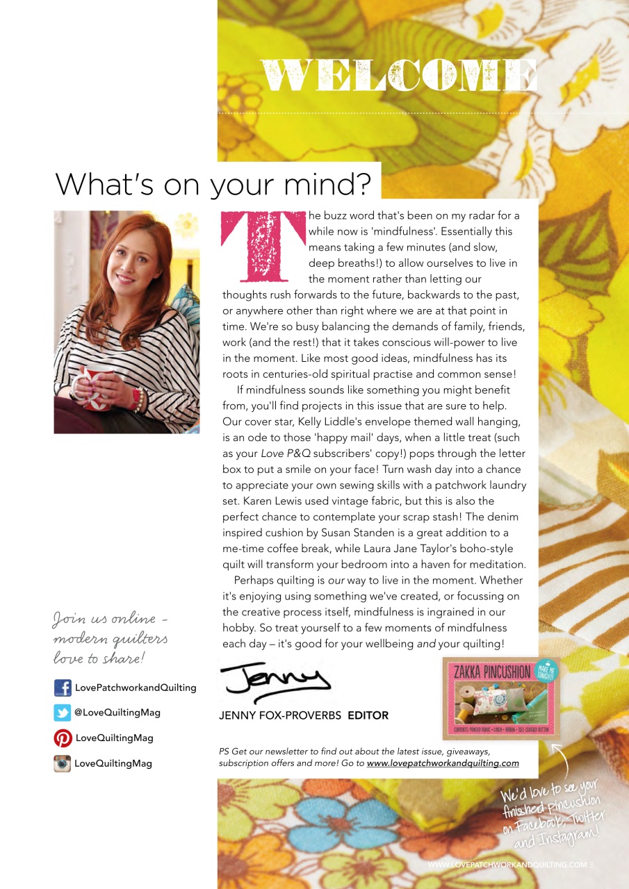 Love Patchwork & Quilting Preview Pages