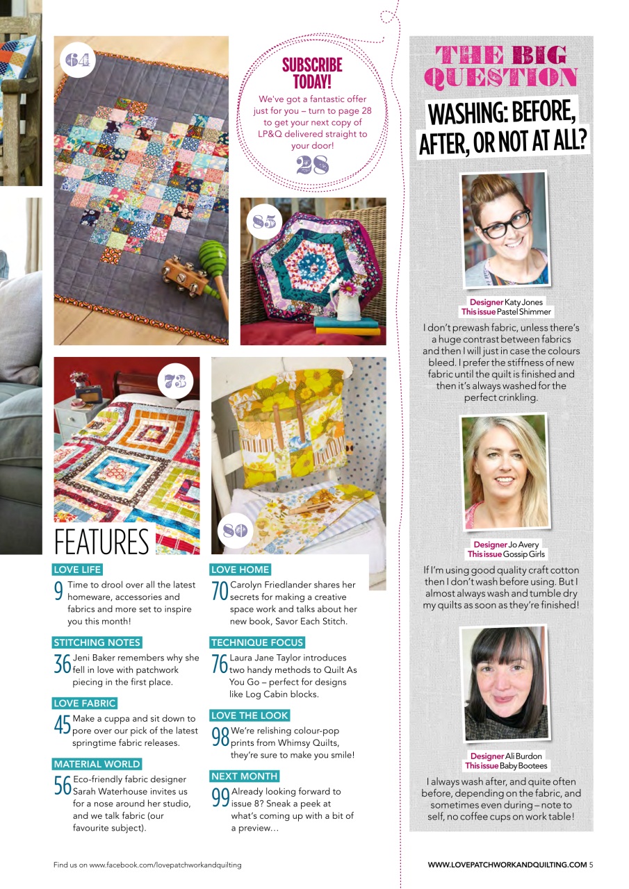 Love Patchwork & Quilting Preview Pages