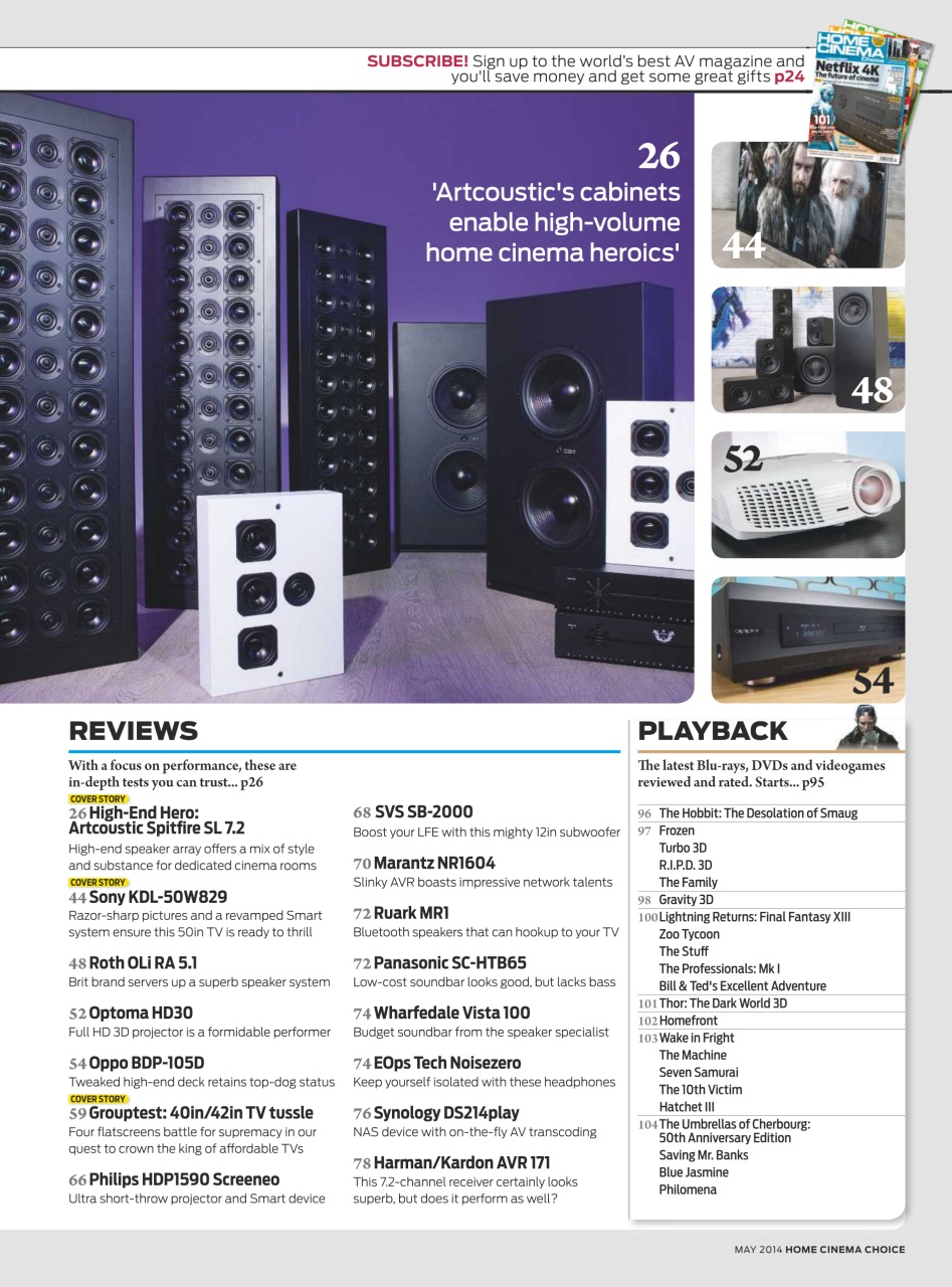 Home Cinema Choice Preview Pages