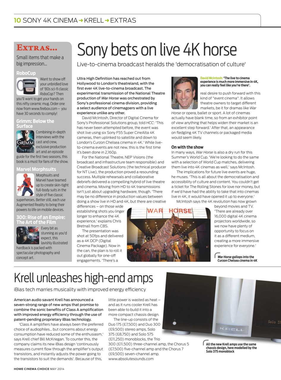 Home Cinema Choice Preview Pages
