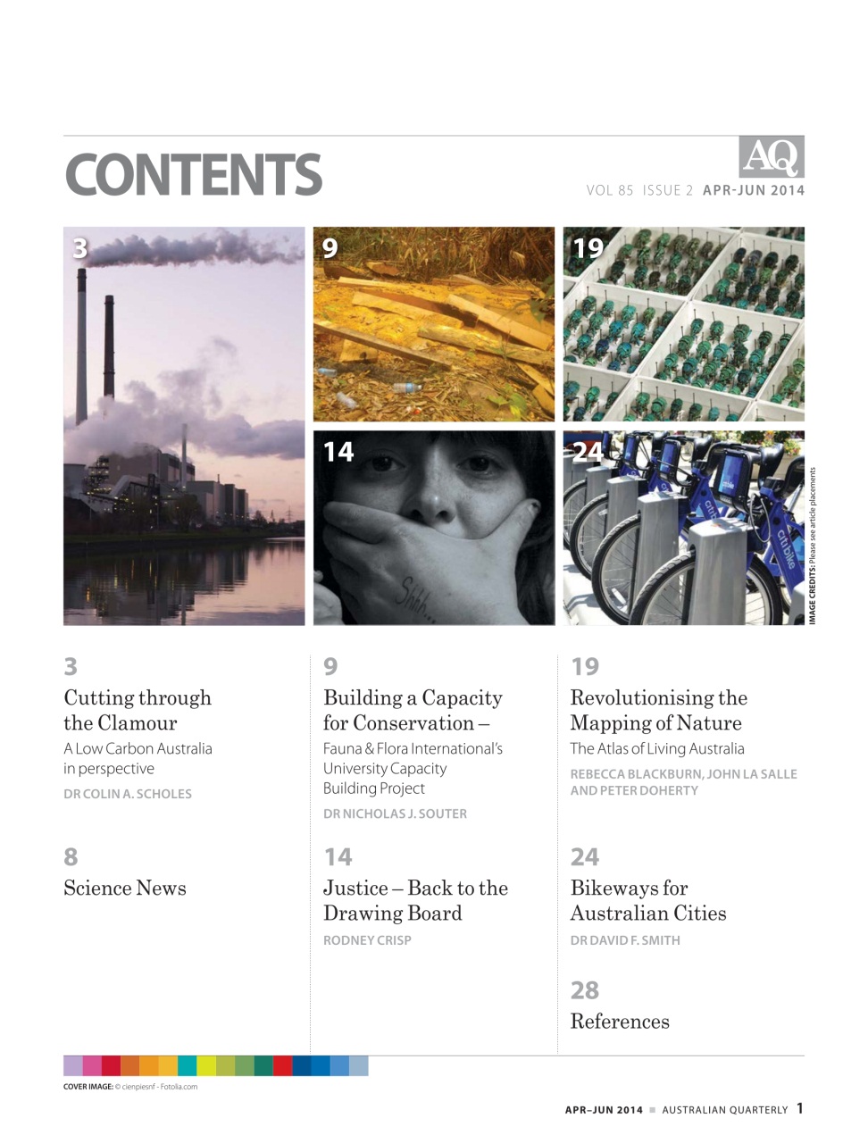 AQ: Australian Quarterly Preview Pages