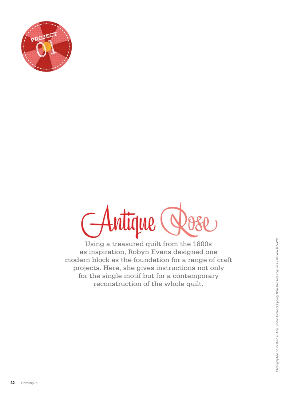 Homespun Preview Pages