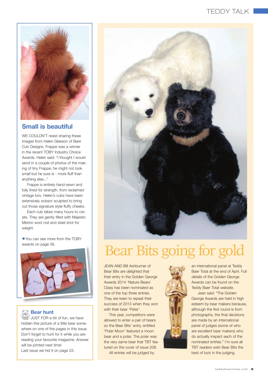 Teddy Bear Times Preview Pages