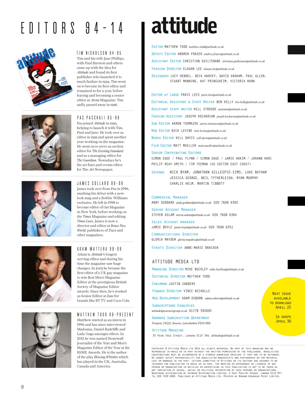 Attitude Preview Pages