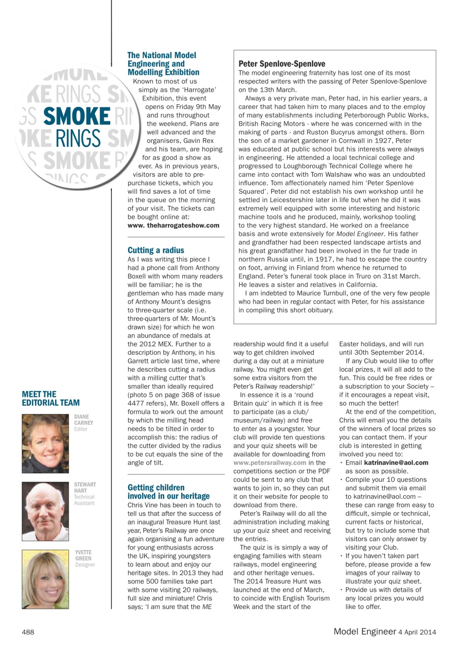 Model Engineer Preview Pages