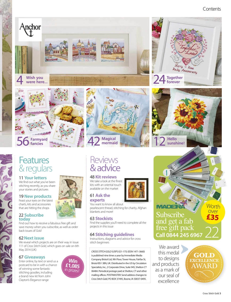 Cross Stitch Gold Preview Pages