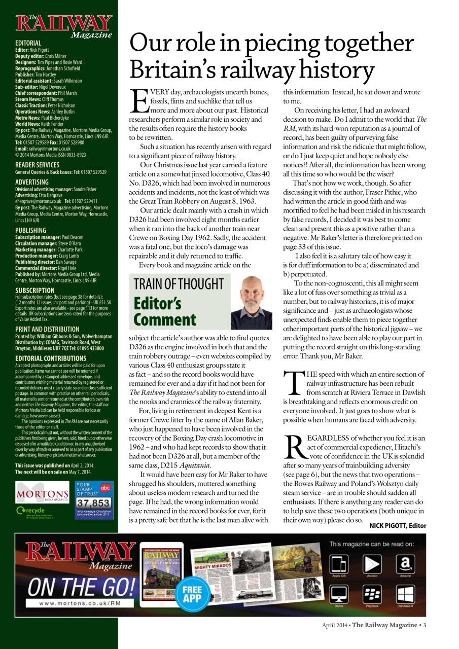 Railway Magazine Preview Pages