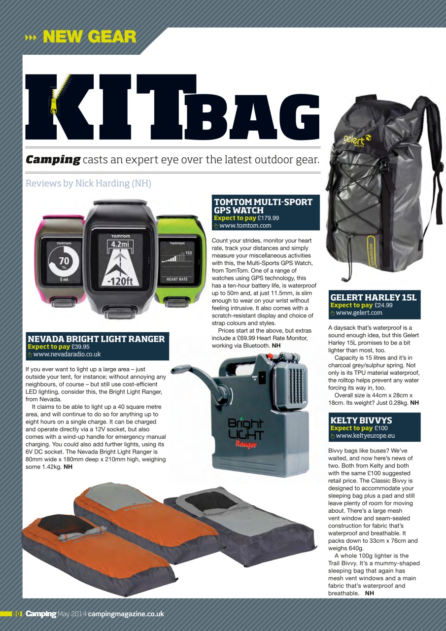 Camping Preview Pages